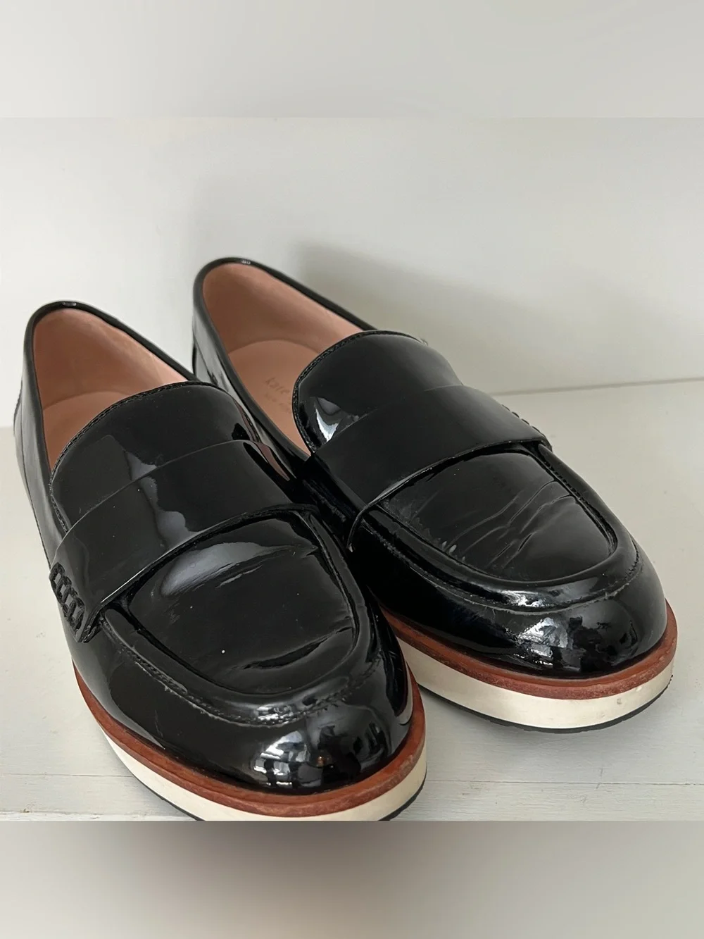 Kate Spade New York Priya loafers Black Glossy Women’s Size 8.5